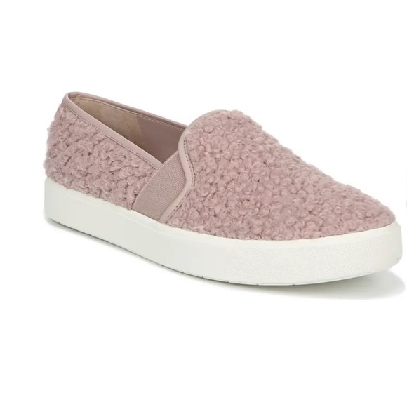 Vince🍁🍂Blair Faux-shearling Slip on sneakers size 38 US 8 - Picture 6 of 11